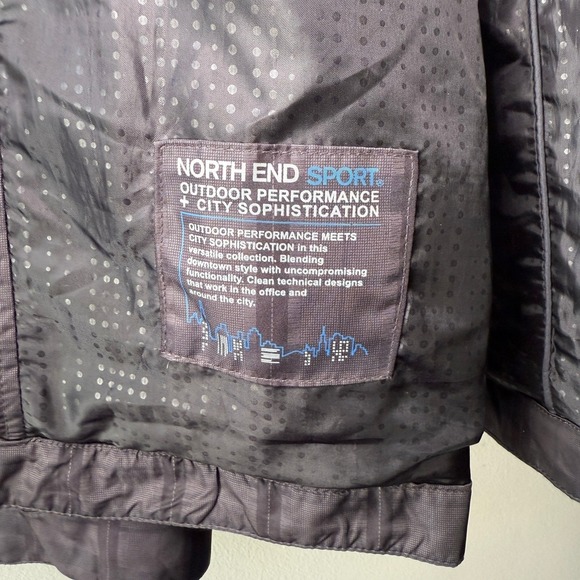North End Sport FedEx Lightweight Water Resistant Plaid Print Jacket X-Large - Picture 10 of 12